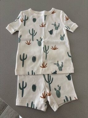 Lauren Conrad Little Co baby succulent pajama set